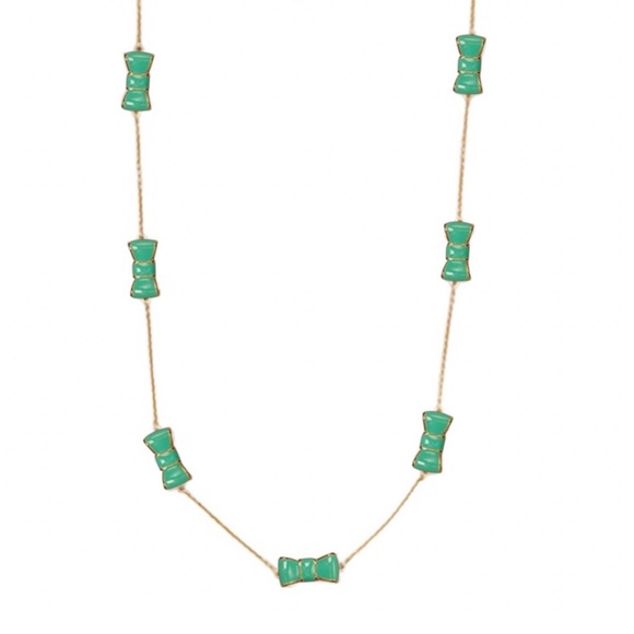 KATE SPADE • Ready Set Bow Scatter Rosary Bow Necklace
